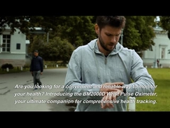 BM2000D O2 पोर्टेबल रिस्ट रिंग प्रोब ऑक्सीजन लेवल मॉनिटर SpO2 ऑक्सीमीटर